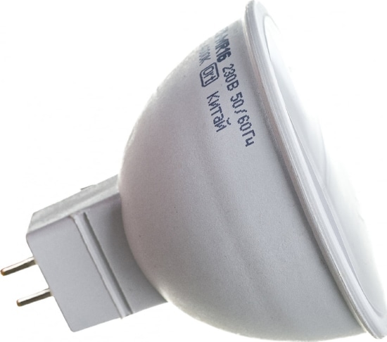 Лампа LED-MR16 eco 7Вт 230В 4000К GU5.3 630Lm IEK