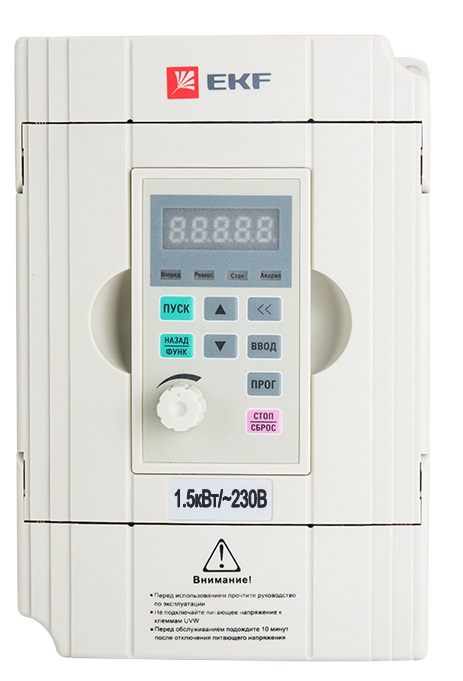 Преобразователь частоты VT100 (VT100-1R5-1B) 1,5/2,2кВт 230В VECTOR-1
