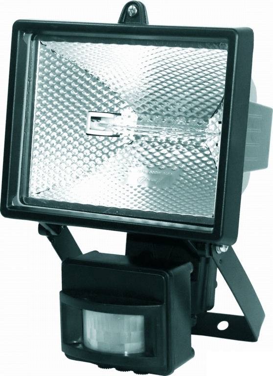 Прожектор Camelion ST-150A C02 (220V 150Wчерный с датчиком движения)