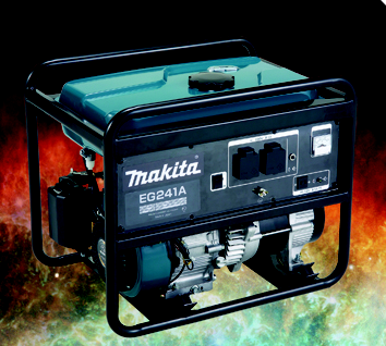 Генератор бензиновый EG241A (2,4кВт 230В/50Гц, 12В/8,3А/100Вт Makita)
