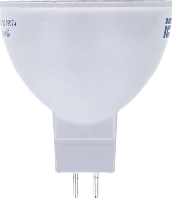Лампа LED-MR16 eco 5Вт 230В 3000К GU5.3 450Lm  IEK