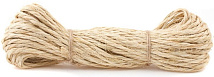 Веревка сизалевая крученая 4,0 мм (25м)