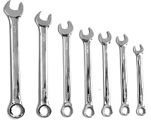 Ключи комбинированные набор из 8 предметов 8-19мм Econom Strong