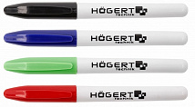 Маркер цветной перманентный набор (4 шт.) HOEGERT