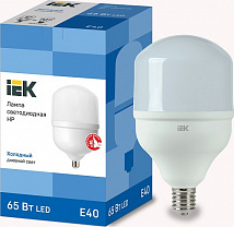 Лампа LED-HP 65Вт 230В 6500К E40, IEK