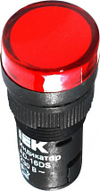 Лампа AD16DS(LED)матрица d16мм красный 230В АС  ИЭК