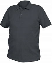 Рубашка-поло хлопковая темно-серая L (52) HOEGERT