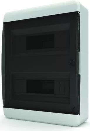 Щит навесной CNK 40-18-1 18 мод. IP41, прозрачная черная дверца (236*290*103)