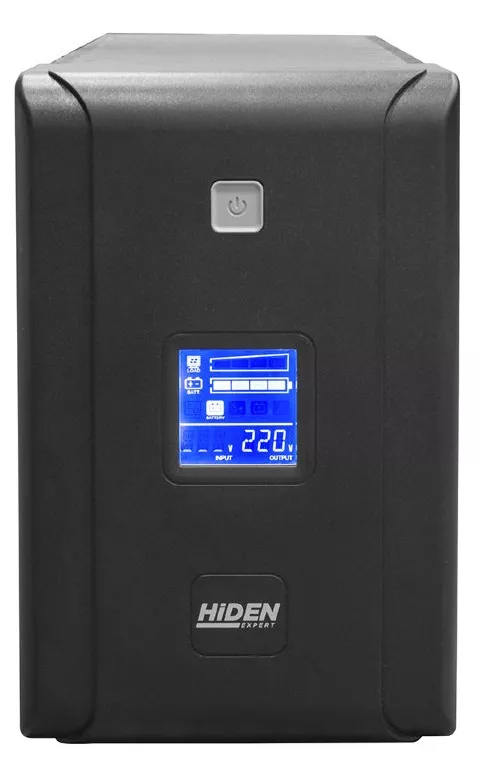 ИБП Hiden Expert ULS1500C 1500ВА/900Вт 4xSchuko+2xIEC C13, LCD, USB линейно-интерактивный