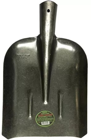 Лопата совковая СРС-1 с ребрами жесткости (рельсовая сталь) б/ч Green Revolution
