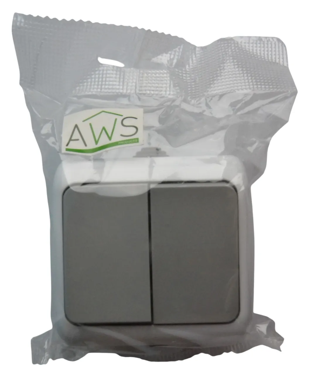 Выключатель ОУ 2-кл. IP54 SD-V1002WG "Standard" AWSproducts