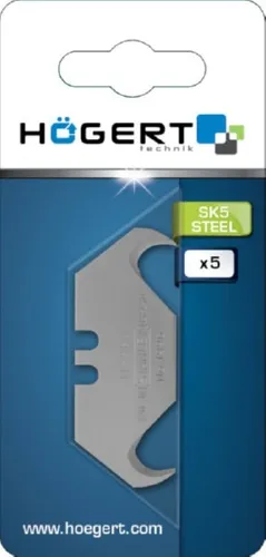Лезвия сменные крючкообразные, SK5, 5 шт, HOEGERT
