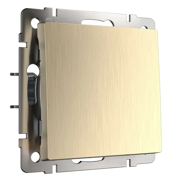 Выключатель проходной 1-кл. Шампань рифленый WERKEL