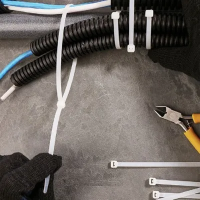 Хомут 4,8*370 белый нейлон (100 шт.) (СиайГрупп), уп