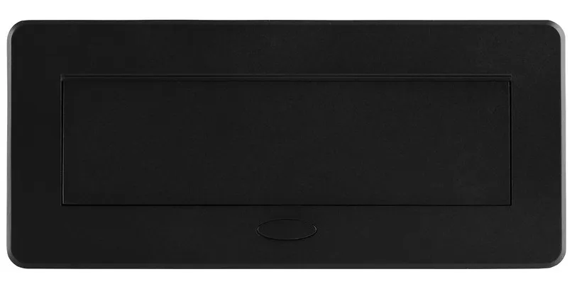 Выдвижная гор. розетка 2 Euro 16A, 2 USB A, 2 RJ45, 5В/2.1А, проводка, Черный RocketSocket