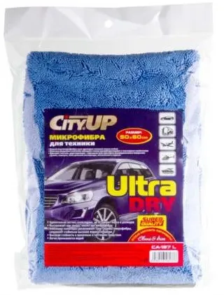 Салфетка микрофибра д/техники/авто "City Up" CA-137XL  50х80 см