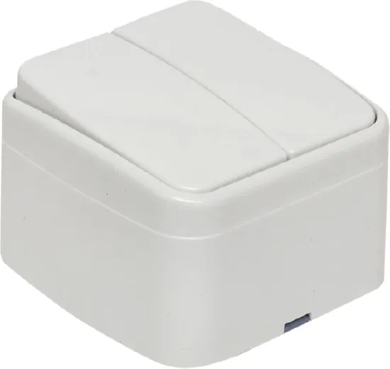 Выключатель ОУ 2-кл. Белый Минск EKF