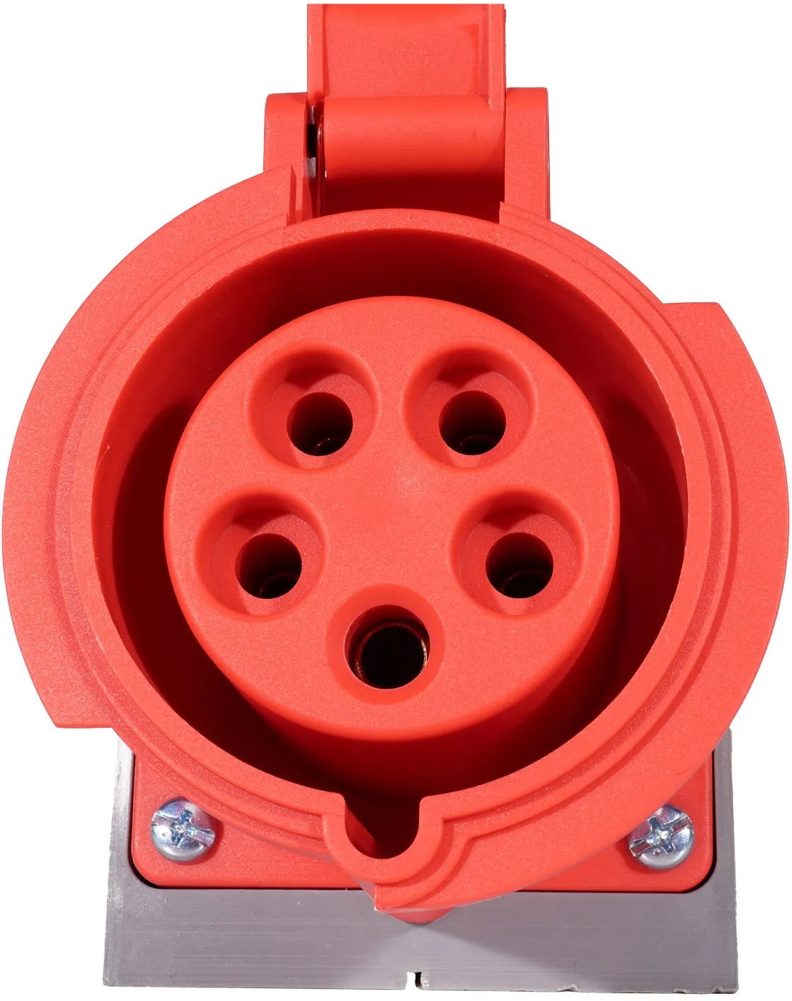 Розетка стационарная 32A 5п (3P+PE+N) SLN-125K IP44, 380В, AWSPRODUCTS