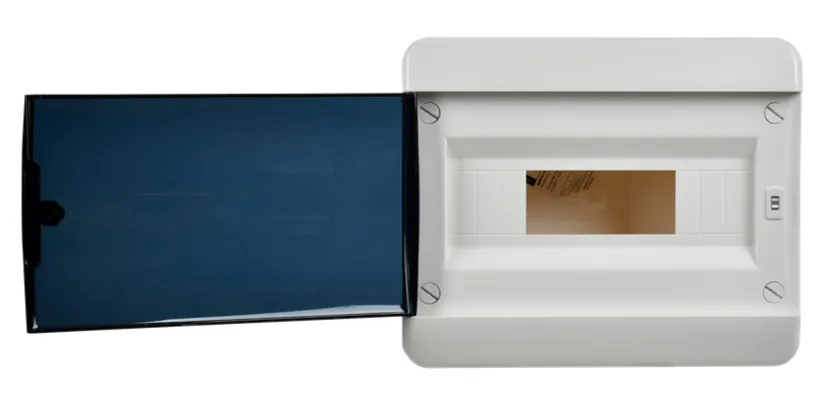 Щит навесной пласт ЩРН-П-12 IP41 черная прозрачная дверь TEKFOR IEK