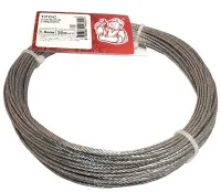 Трос 1,5 мм DIN3055 цинк (боб. 20м) (Стройбат), уп