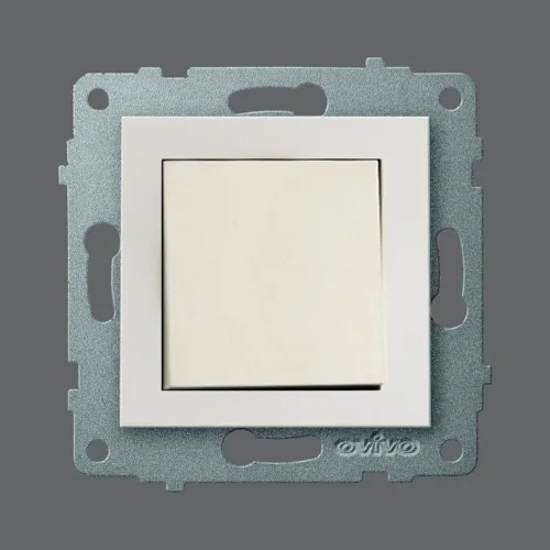 Механизм выкл. 1-кл., белый