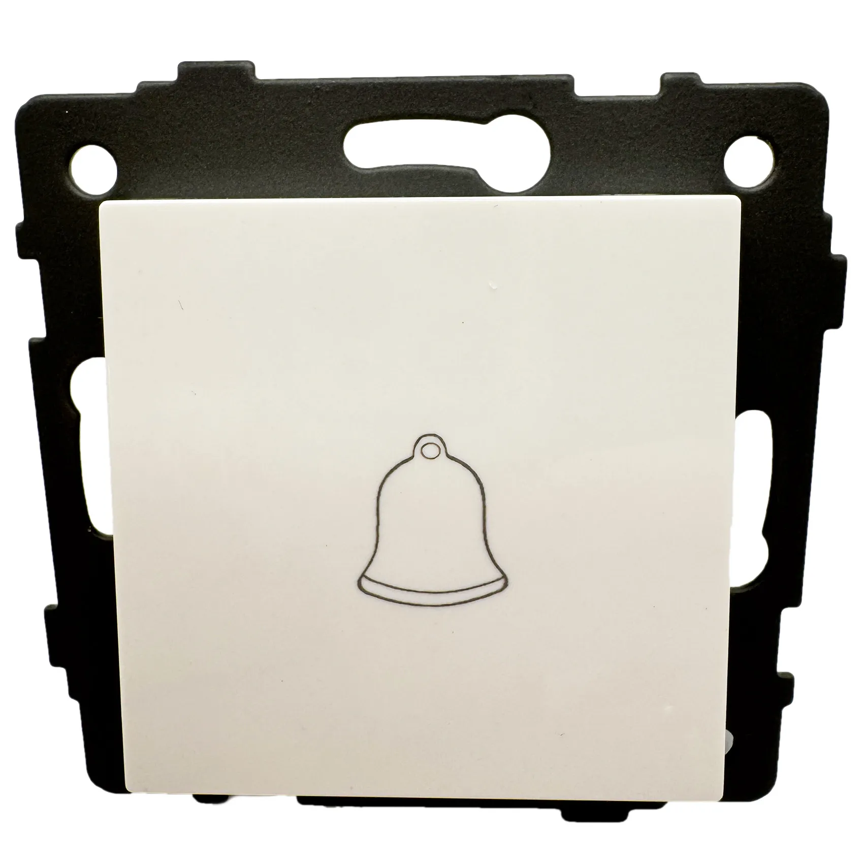 Выключатель звонка 1-кл. белый A-005W "Аура" AWSproducts