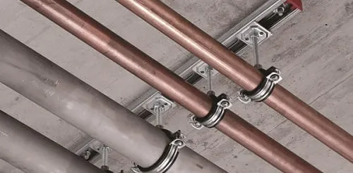 Хомут сантехнический 1 1/2" (48-52) М8 цинк без шпильки Premium