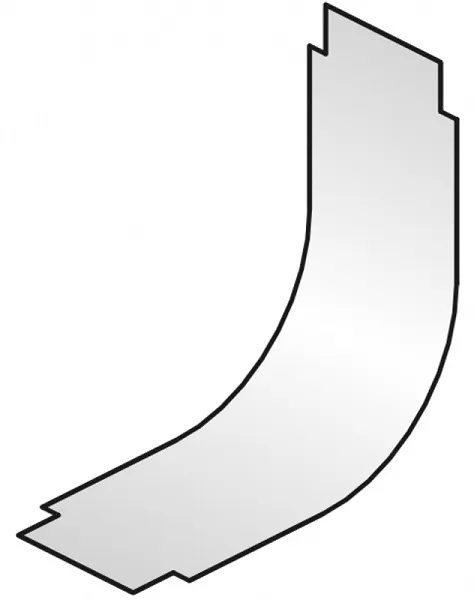 Крышка для угла вертикального внутр. 90град. DSB 90*300 (Vergokan)