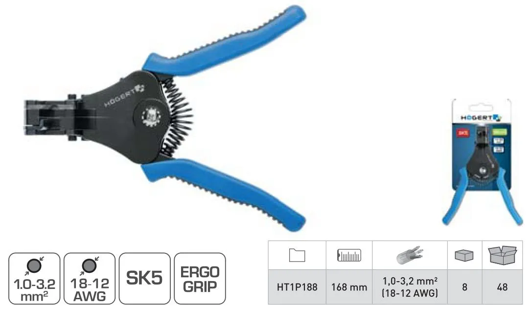 Инструмент для снятия изоляции HT1P188 HOEGERT