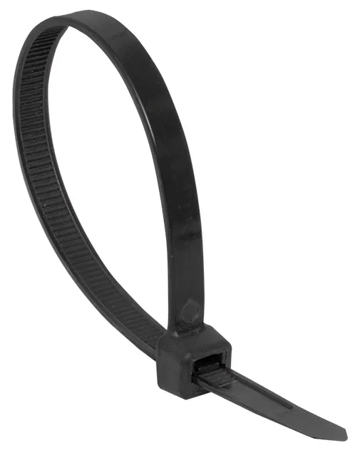 Хомут 4,8*300 черный нейлон UV (100 шт.) Basic (EKF)