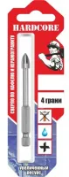 Сверло по керамограниту и керам.плитке 8мм "Hardcore" 4 грани