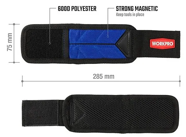 Напульсник магнитный строительный 1680D 285x75мм