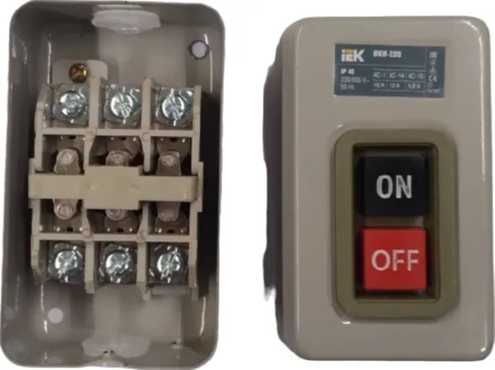 Выключатель ВКИ-230 3Р 16А 230/400В IP40 IEK (с НДС)