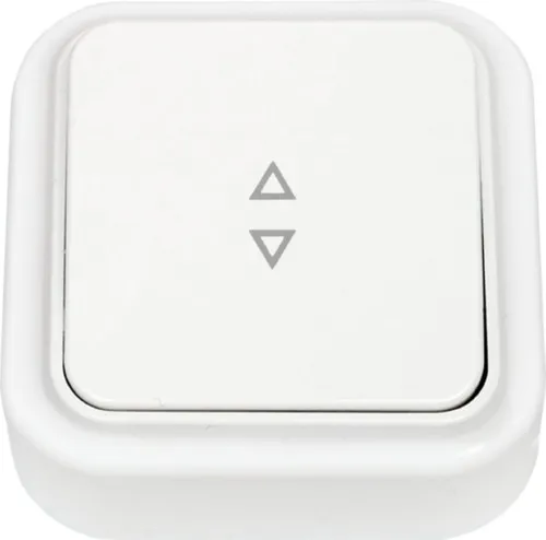 Выключатель ОУ проходной 1-кл. Белый Пралеска Bylectrica