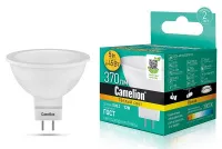 Лампа LED MR16 GU5.3 3000К 5Вт 370Lm 12В Camelion