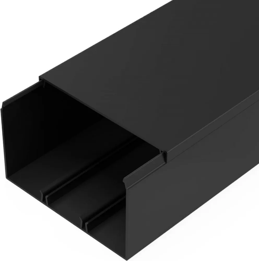 Кабель-канал 100х60 мм ЧЕРНЫЙ Промрукав 2м (4)