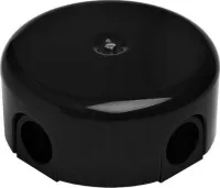 Коробка распред. 110х50мм Черный (пластик) Bironi