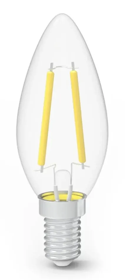 Лампа LED C35 E14 2700К 7Вт 550Лм упак. 3Шт Filament Elementary Gauss, уп
