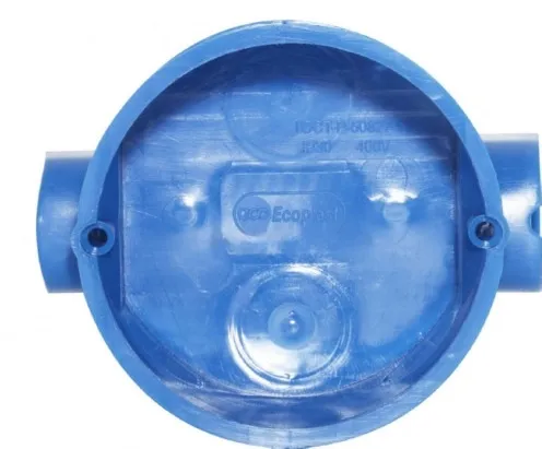 Коробка установ. 60х40 с ушами без винтов Ecoplast (365)