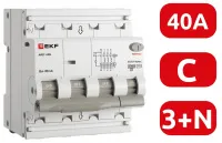 АВДТ-63N C40/3+N 30мА, тип АC, 6кА PROXIMA EKF
