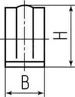 Скоба двухлапковая  8-9 оц. (100шт.)