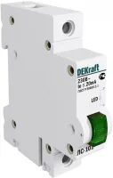 Лампа сигнальная на DIN 1P зел.LED ЛС-101 220В Dekraft