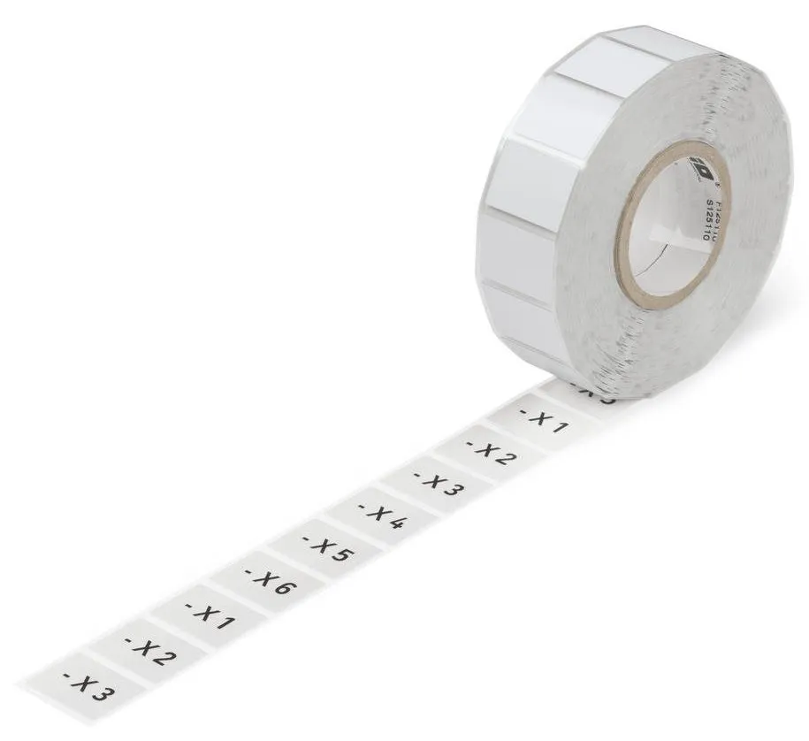 Маркировочная наклейка на кнопку 26.5x18mm.1000 gab. 210-850