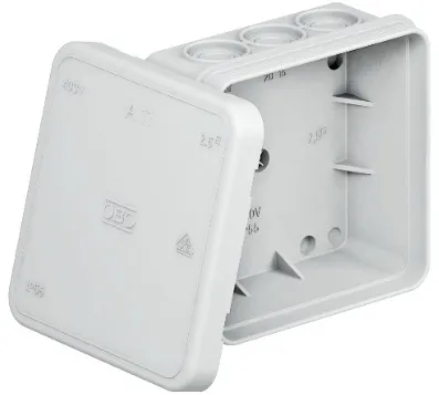 Коробка распред. о/п 85х85х40 IP55 СЕРАЯ А11 OBO Bettermann (10)