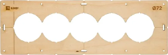 Шаблоны для подрозетников 72 мм Expert EKF, ком