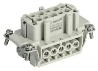 Разъем гнездо SO-HE-010-F 10P+PE, 16A, 500V SMICO