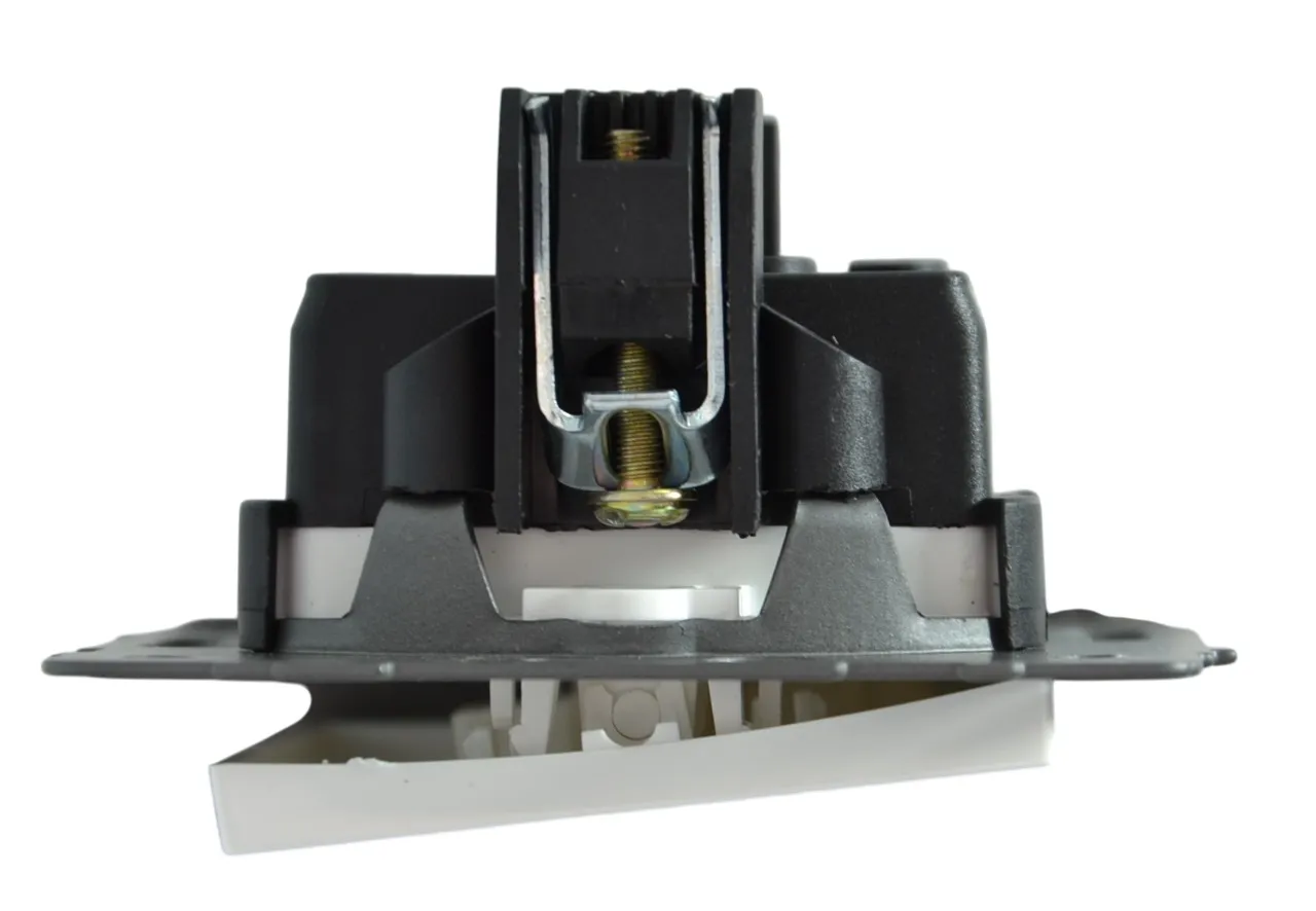 Выключатель 1-кл. белый A-001W "Аура" AWSproducts