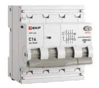 АВДТ-63N C16/3+N 30мА, тип А, 6кА PROXIMA EKF
