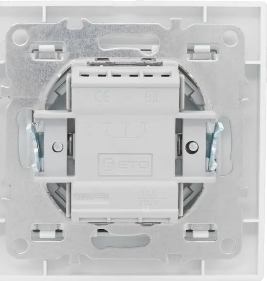 Выключатель 3-кл. Белый Минск EKF
