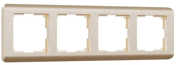 Рамка 4-я Шампань Stream WERKEL